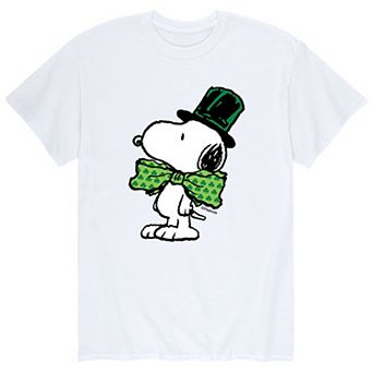 Men's Peanuts Snoopy St. Patrick's Day Bowtie Tee