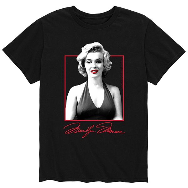 Men's Marilyn Monroe Black And White Tee