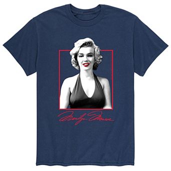 Men's Marilyn Monroe Black And White Tee