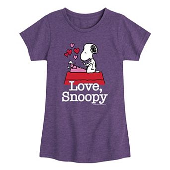 Girls 7-16 Peanuts Love Snoo'py Graphic Tee