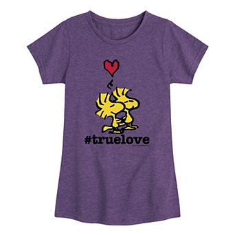 Girls 7-16 Peanuts Valentine's True Love Graphic Tee