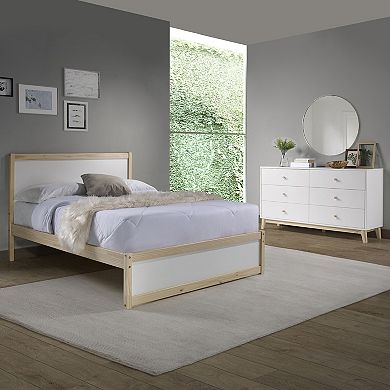Alaterre Furniture MOD White 6-Drawer Double Dresser