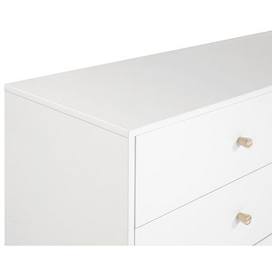 Alaterre Furniture MOD White 6-Drawer Double Dresser
