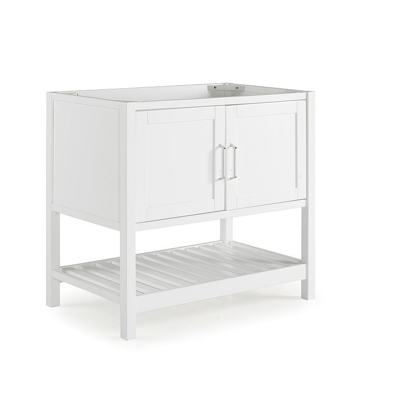 Alaterre Furniture Bennet White Vanity Cabinet