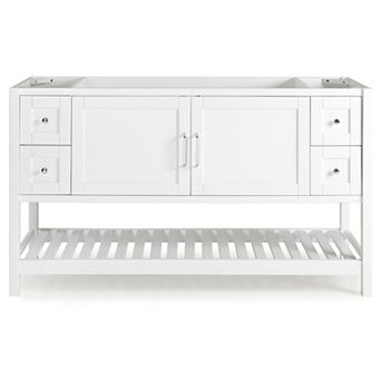 Alaterre 4-Drawer Furniture Bennet White Vanity Cabinet