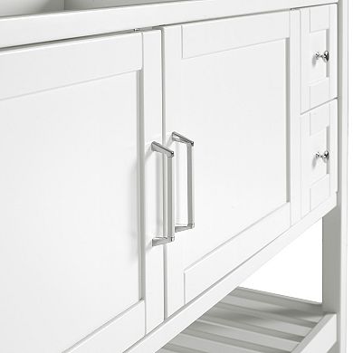 Alaterre 4-Drawer Furniture Bennet White Vanity Cabinet