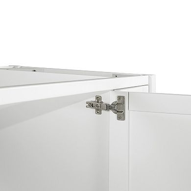 Alaterre 4-Drawer Furniture Bennet White Vanity Cabinet