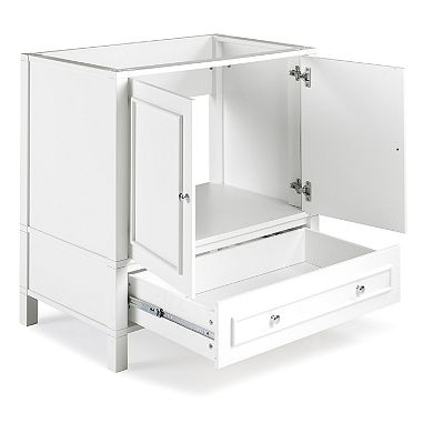 Alaterre Furniture Williamsburg White Vanity Cabinet