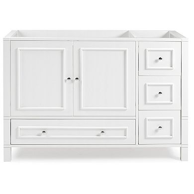 Alaterre Furniture Williamsburg White Vanity Cabinet