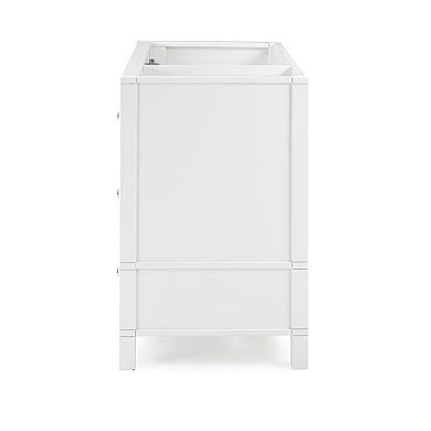Alaterre Furniture Williamsburg White Vanity Cabinet