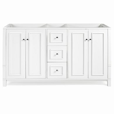Alaterre Furniture Williamsburg White Vanity Cabinet