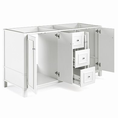 Alaterre Furniture Williamsburg White Vanity Cabinet