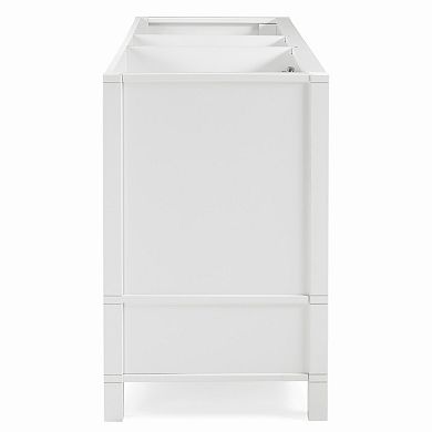Alaterre Furniture Williamsburg White Vanity Cabinet