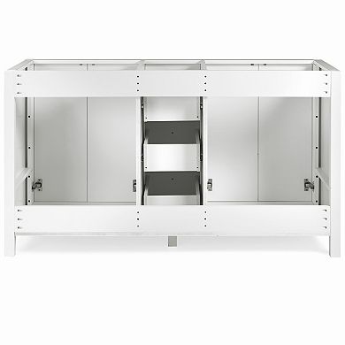 Alaterre Furniture Williamsburg White Vanity Cabinet