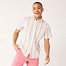 Men's Sonoma Goods For Life® Striped Button-Down Shirt Standard-Fit Shirt