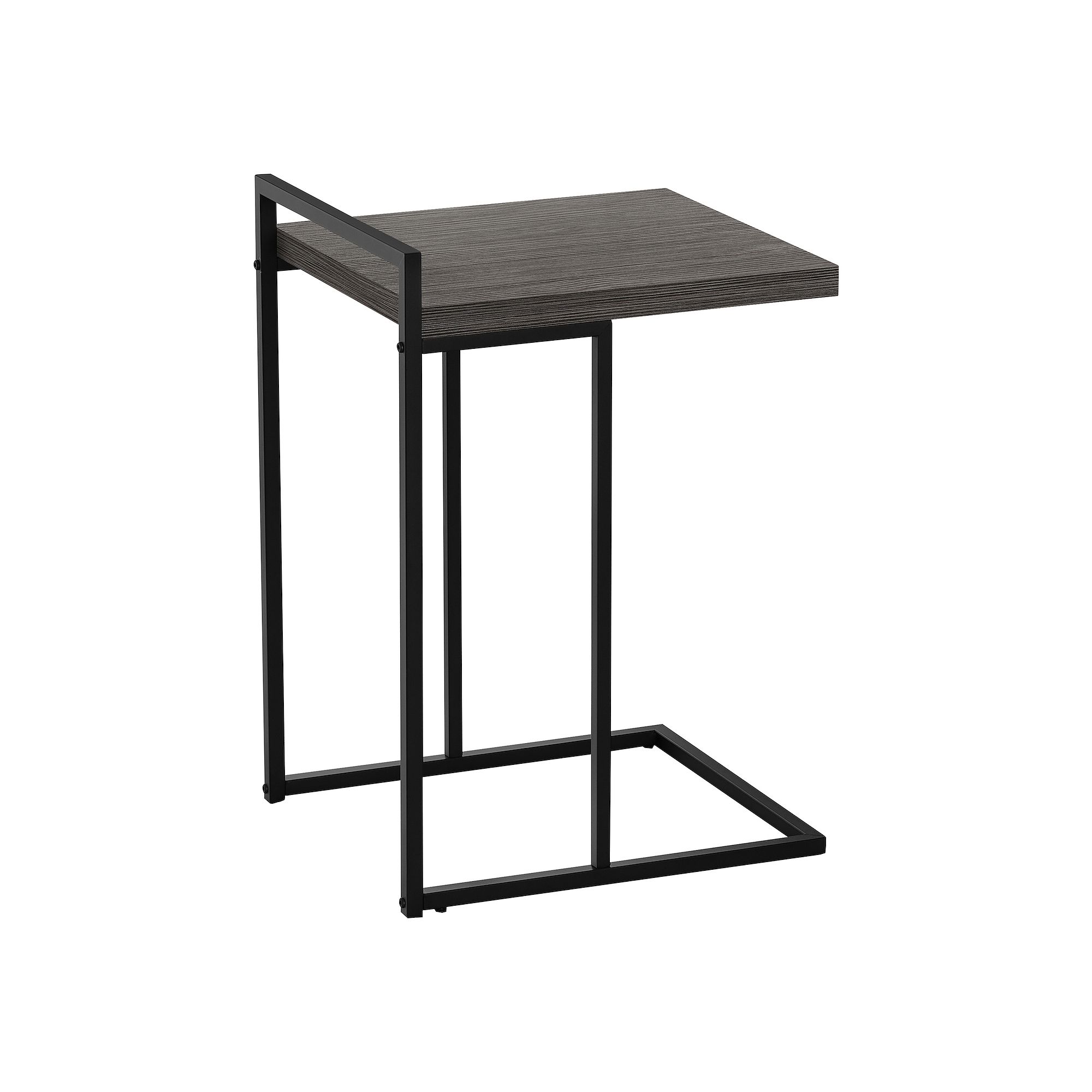 Monarch Side C Table, Gray Black