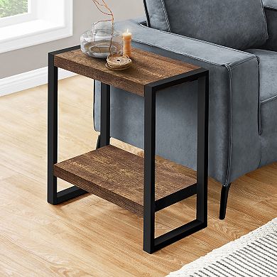 Monarch Faux Reclaimed Wood Side Table