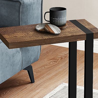 Monarch Faux Reclaimed Wood Side C Table