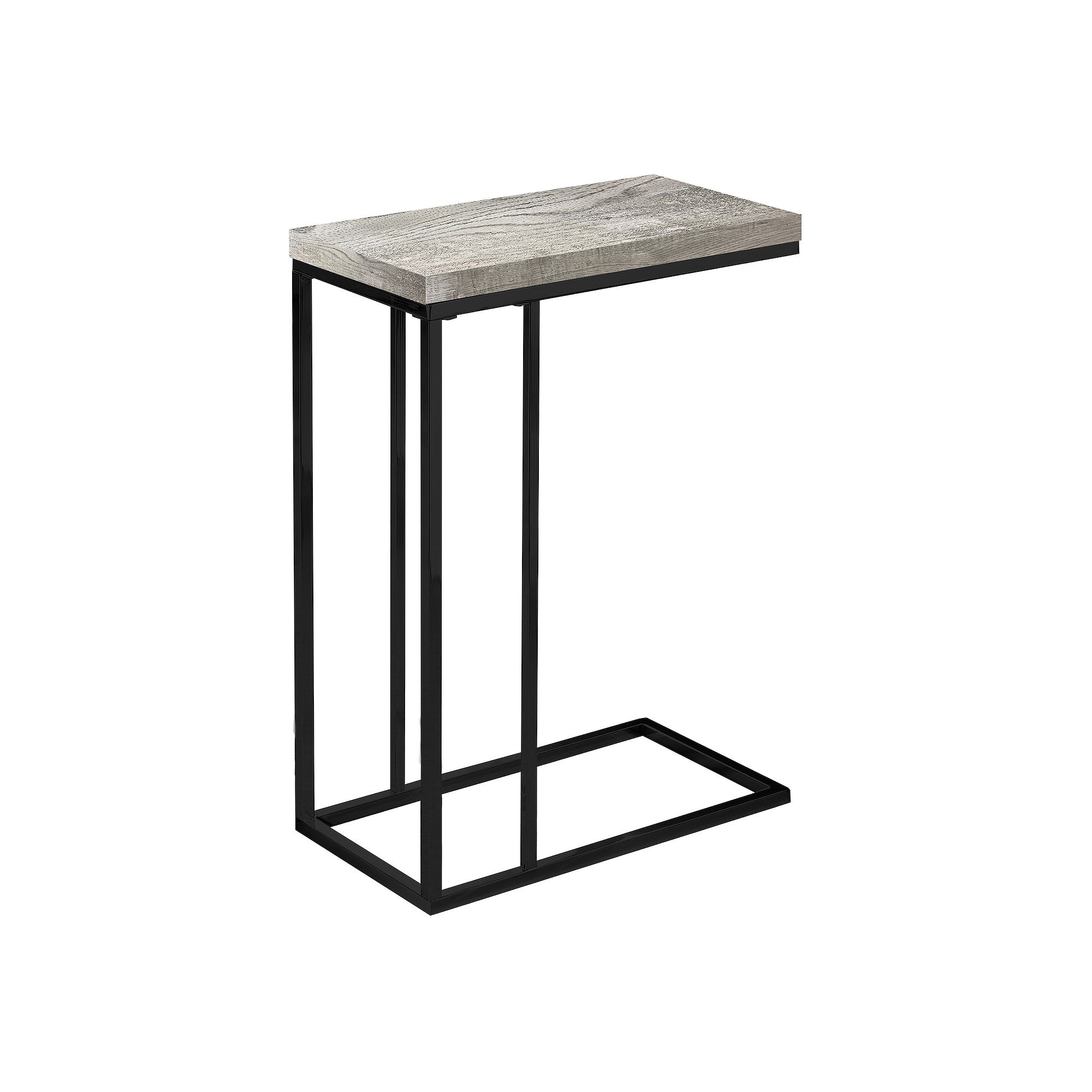 Monarch Faux Reclaimed Wood Accent Table, Gray
