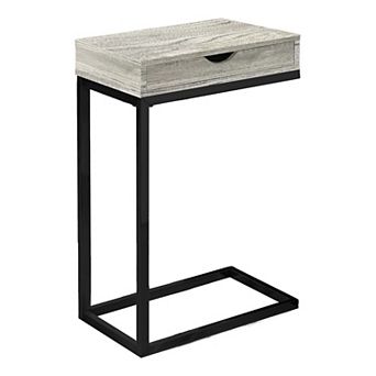Monarch Faux Reclaimed Wood Accent Table with Storage Drawer