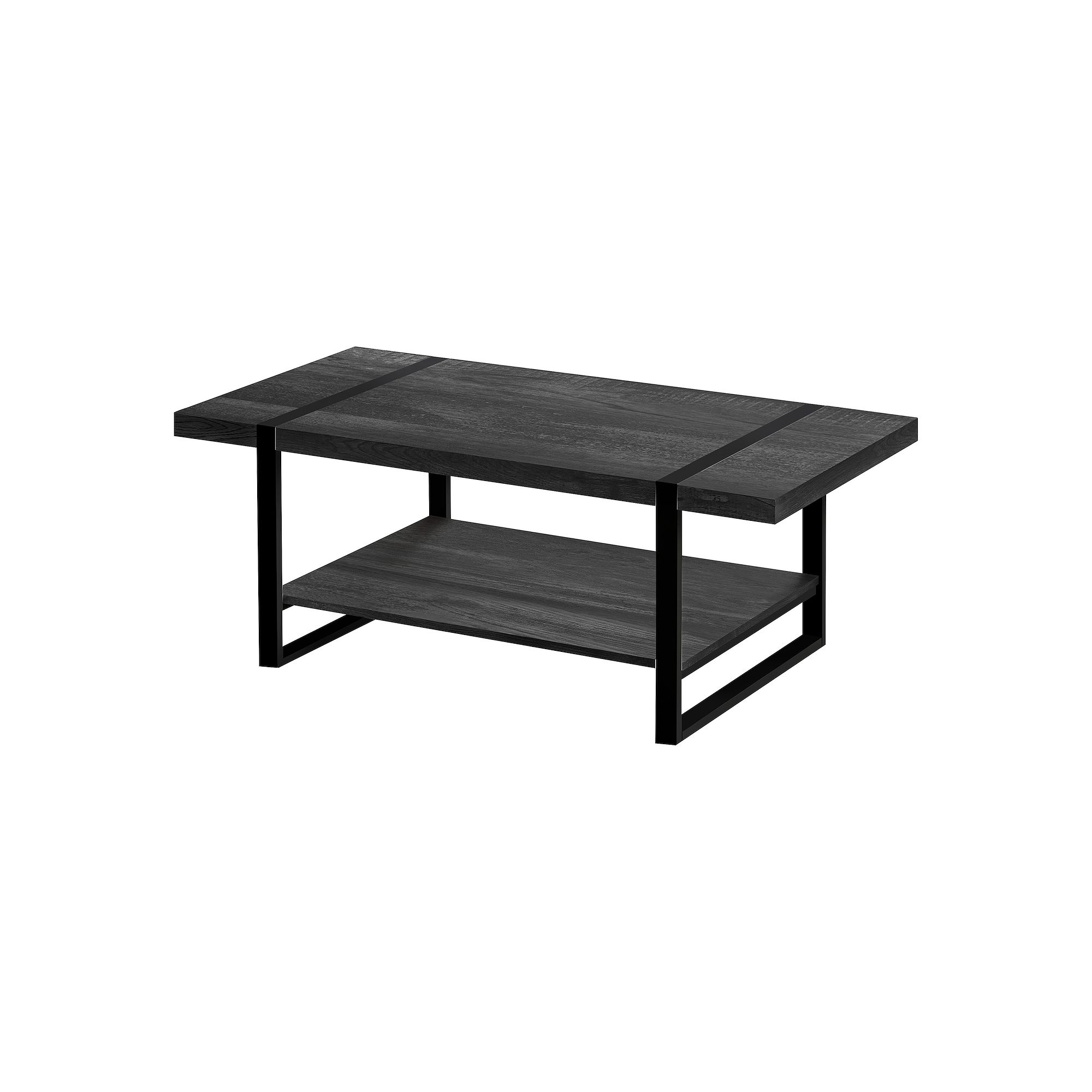 Monarch 2-Tier Coffee Table, Black