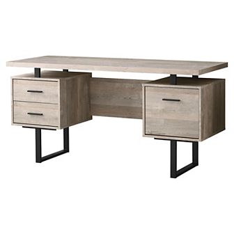 Monarch 3-Drawer Adjustable Computer Desk