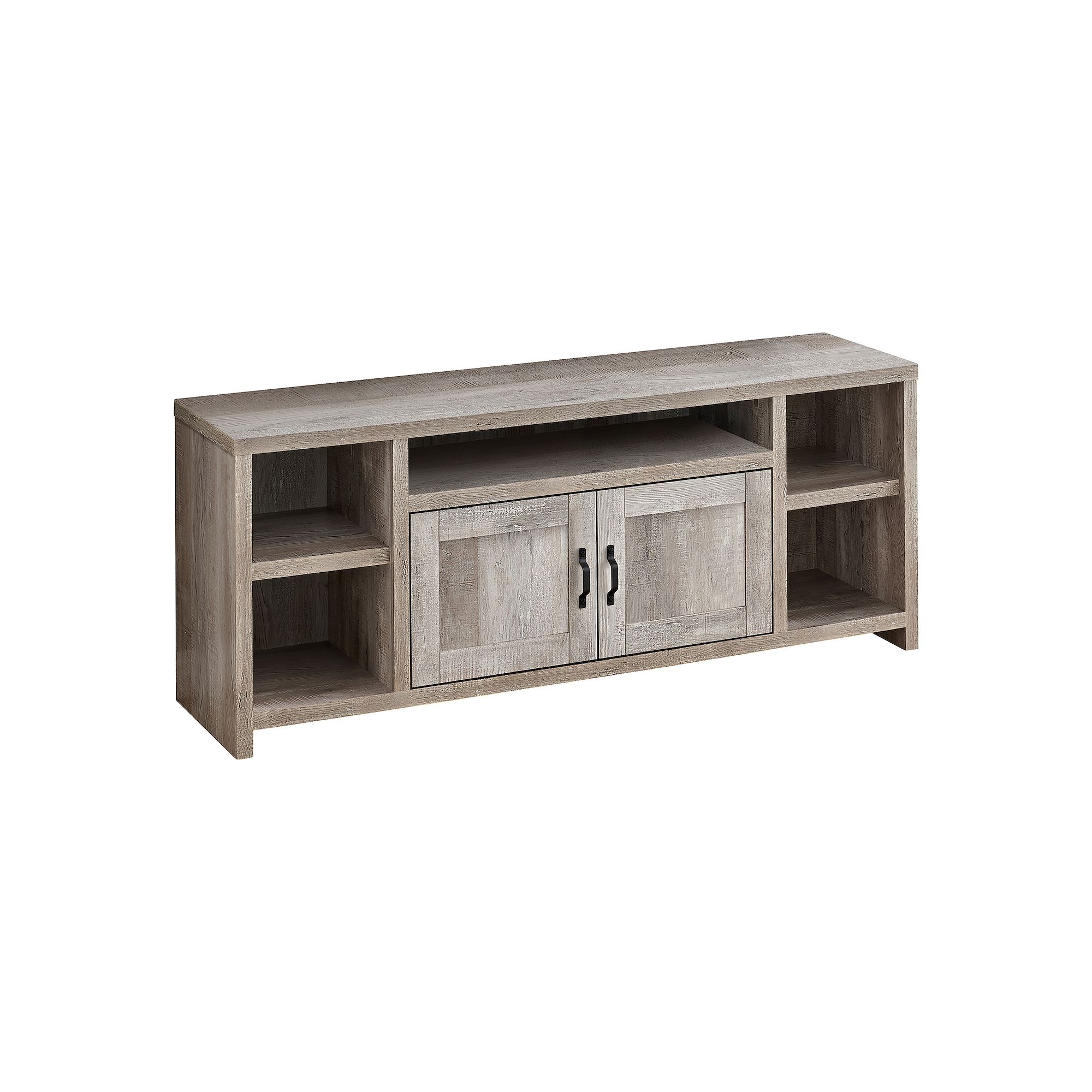 Monarch Modern Farmhouse Style TV Stand, Brown Reclaimed
