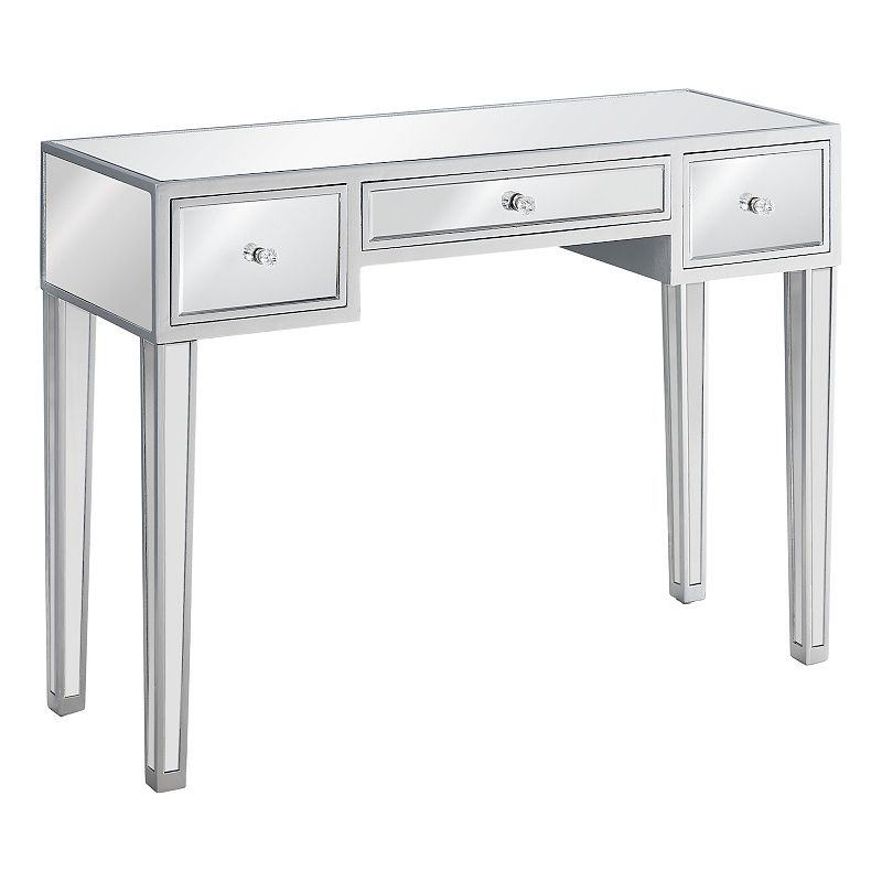 Monarch Mirrored Console Table, Grey
