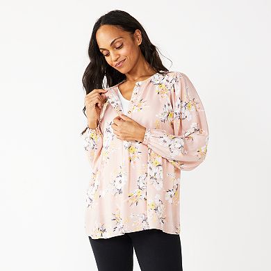 Maternity Sonoma Goods For Life® Long Sleeve Dolman Nursing Top