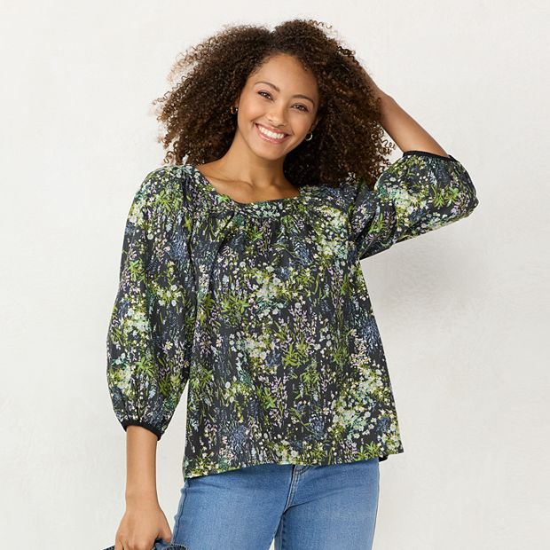 Kohls womens store peasant tops