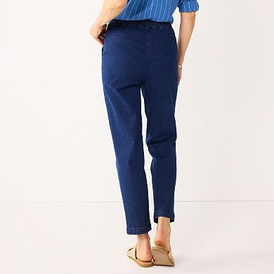 Women's Croft & Barrow® Classic Pull-On Jeans