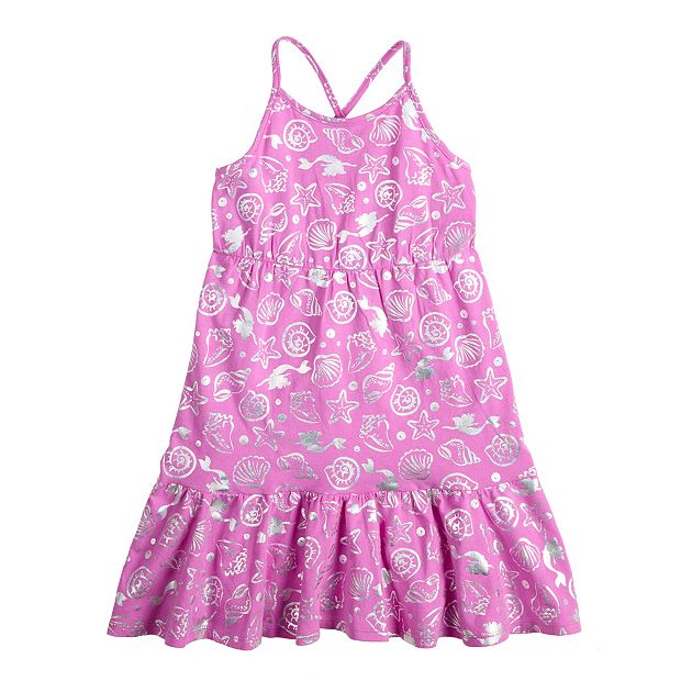 Disney's The Little Mermaid Ariel Girls 4-12 Shell Tiered Dress by Jumping  Beans