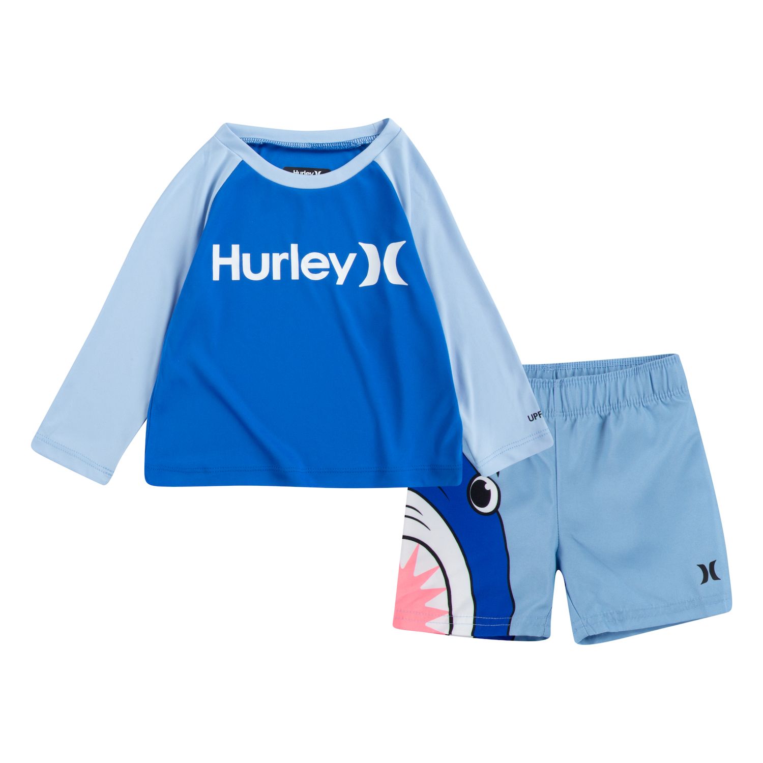 Baby Boy Rash Guard Swimsuit Hurley Baby Rash Guard & Swim Shorts