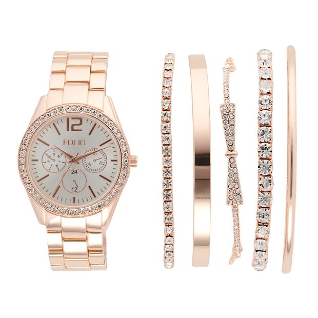 Folio rose deals gold watch