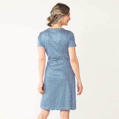Women's Croft & Barrow® Classic Comfort Collection Tie-Waist Dress