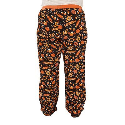 Women s Plus Size Nite Nite by Munki Munki Soft Halloween Pajama Pants