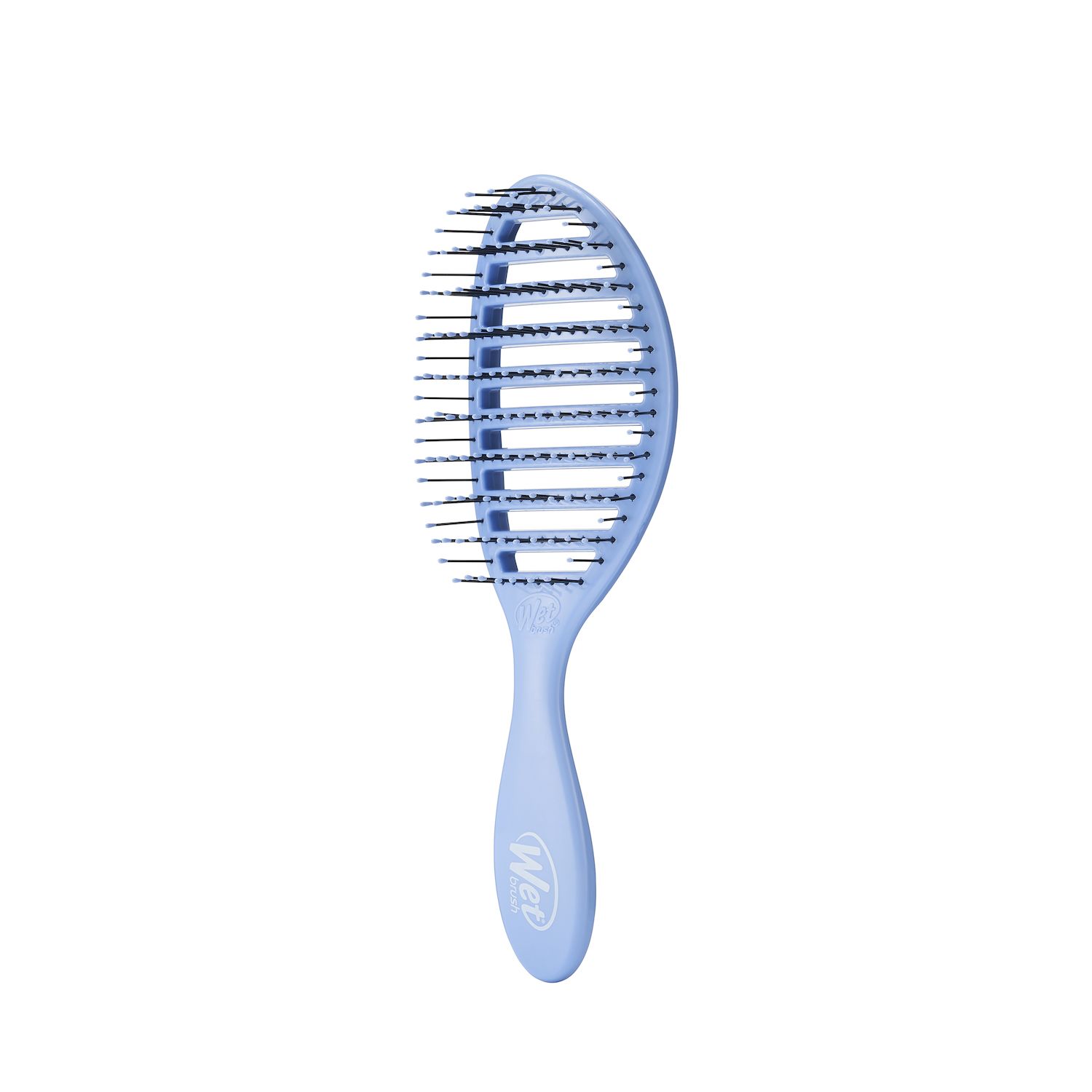 Cala Wet-N-Dry Haarbürste – Weiche Borsten, Für Nasses & Trockenes Haar, Cobaltblau/Gelb
