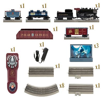 Lionel The Polar Express Freight Electric O Gauge Train Set with Bluetooth 5.0