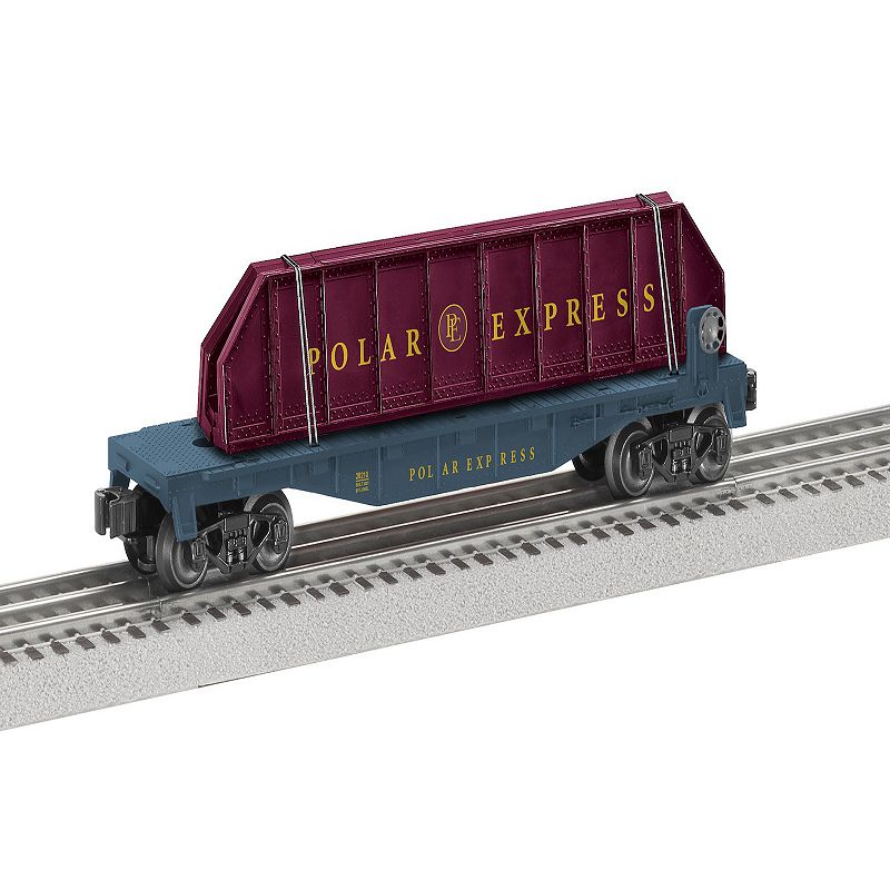 Lionel The Polar Express Flatcar with Girders, Multicolor