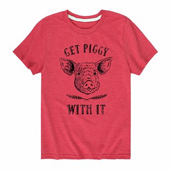 Boys 8-20 Get Piggy With It Graphic Tee