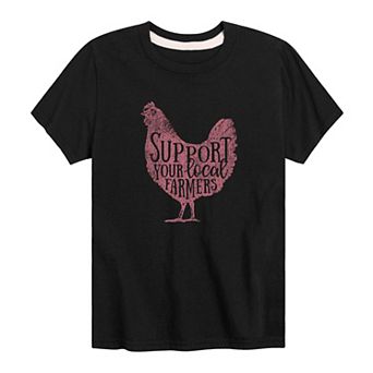 Boys 8-20 Local Farmers Chicken Graphic Tee
