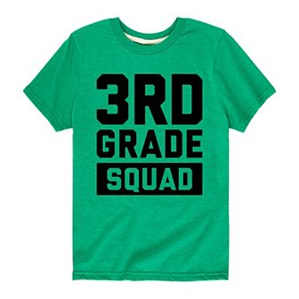 Boys 8-20 3rd Grade Squad Graphic Tee