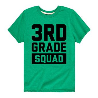 Boys 8-20 3rd Grade Squad Graphic Tee