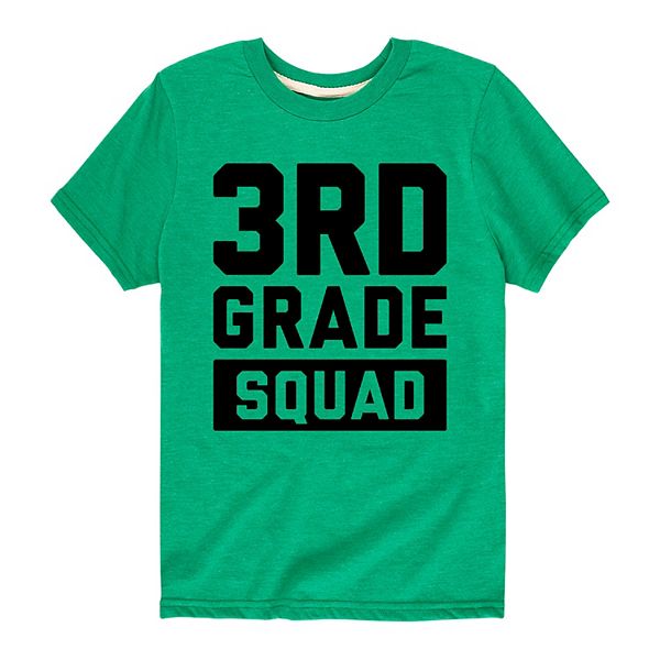 Boys 8-20 3rd Grade Squad Graphic Tee