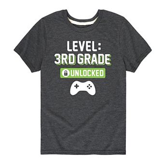 Boys 8-20 Level: 3rd Grade Unlocked Graphic Tee