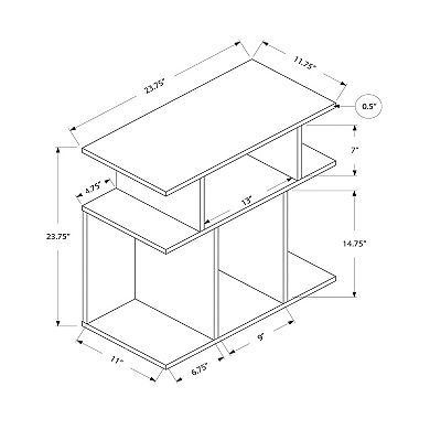 Monarch Rectangular Accent Table