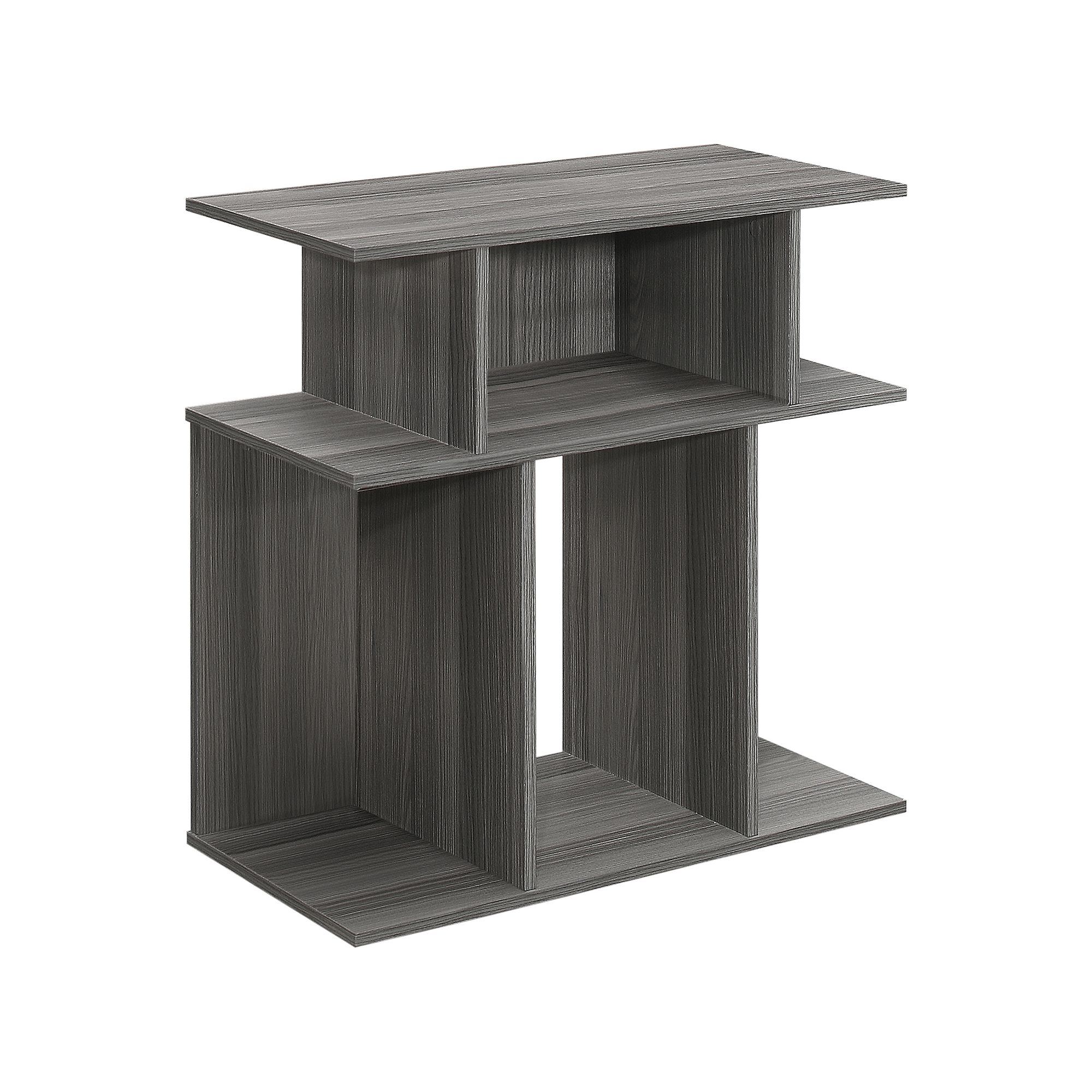 Monarch Rectangular Accent Table, Gray