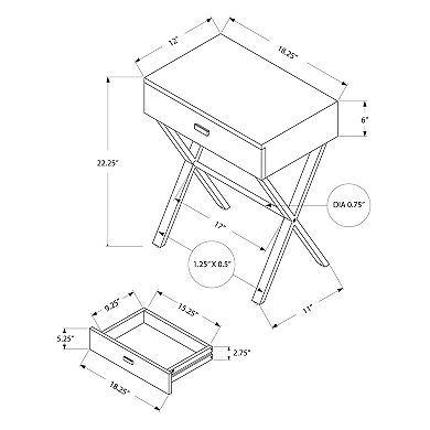 Monarch Farmhouse End Table