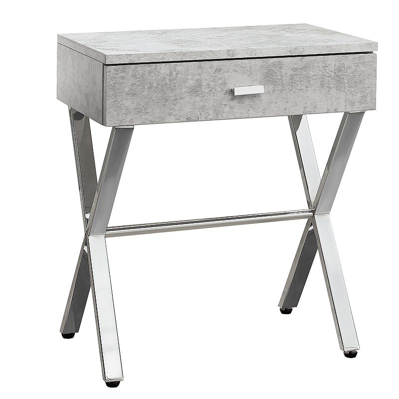 UPC 680796000097 product image for Monarch Farmhouse End Table, Grey | upcitemdb.com