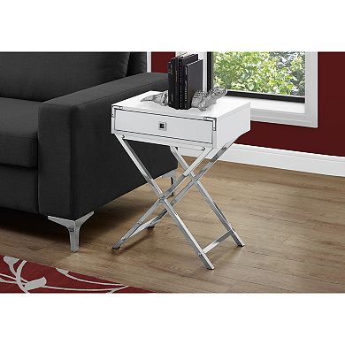 Monarch Cross Leg Accent Table